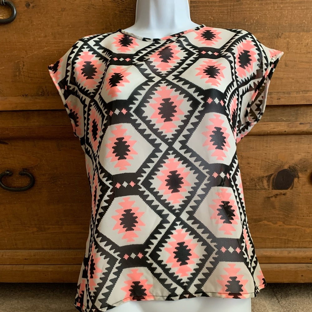 Live 4 Truth sheer blouse. Size S.